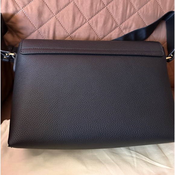 New!! Burberry Note Medium Leather Vintage Check Crossbody Bag - Picture 6 of 13